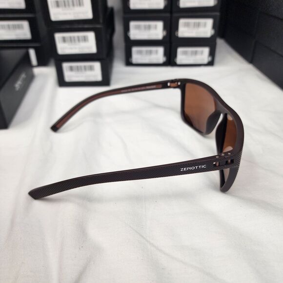 Polarized Sunglasses for Men Lightweight TR90 Frame UV400 Protection Square Sun - Picture 9 of 11